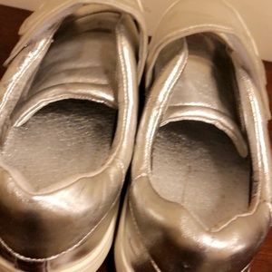 Metallic sneakers